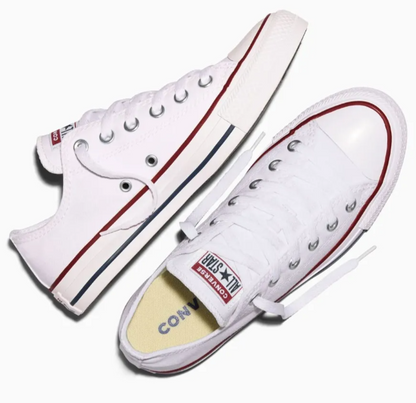Tenis Converse Chuck Taylor All Star Blancos en Choclo de Lona Unisex