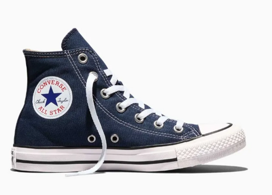 Tenis Converse Chuck Taylor All Star Azules en Bota de Lona Unisex