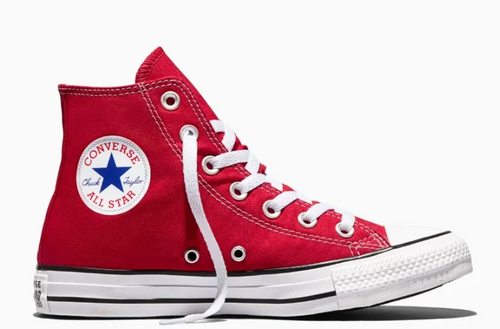 Tenis Converse Chuck Taylor All Star Rojo en Bota de Lona Unisex