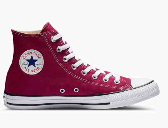 Tenis Converse Chuck Taylor All Star Vino en Bota de Lona Unisex